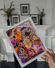 Load image into Gallery viewer, Islamic Painting "Mercy of the Mighty" Art Prints on the museum quality paper | Shop Islamic Prints and Paintings in Toronto Canada Inspired by Quran · Islamic Wall Art & Home Décor