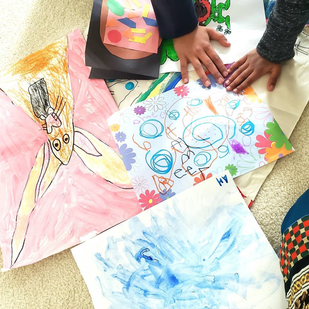 Two Kid Hands on Drawings | Kids Art | Art Hub for Kids